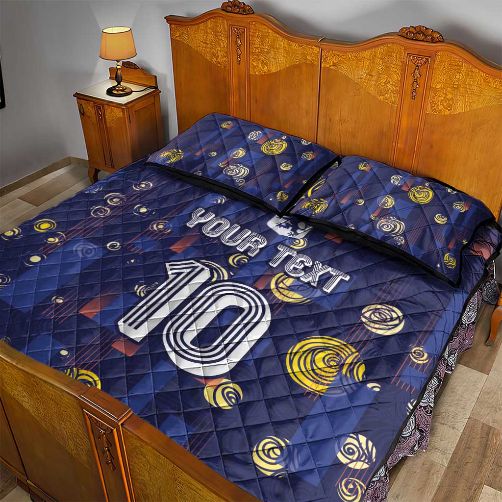 Custom Netherlands Football Quilt Bed Set Starry Night Style