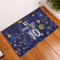 Custom Netherlands Football Rubber Doormat Starry Night Style