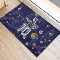 Custom Netherlands Football Rubber Doormat Starry Night Style