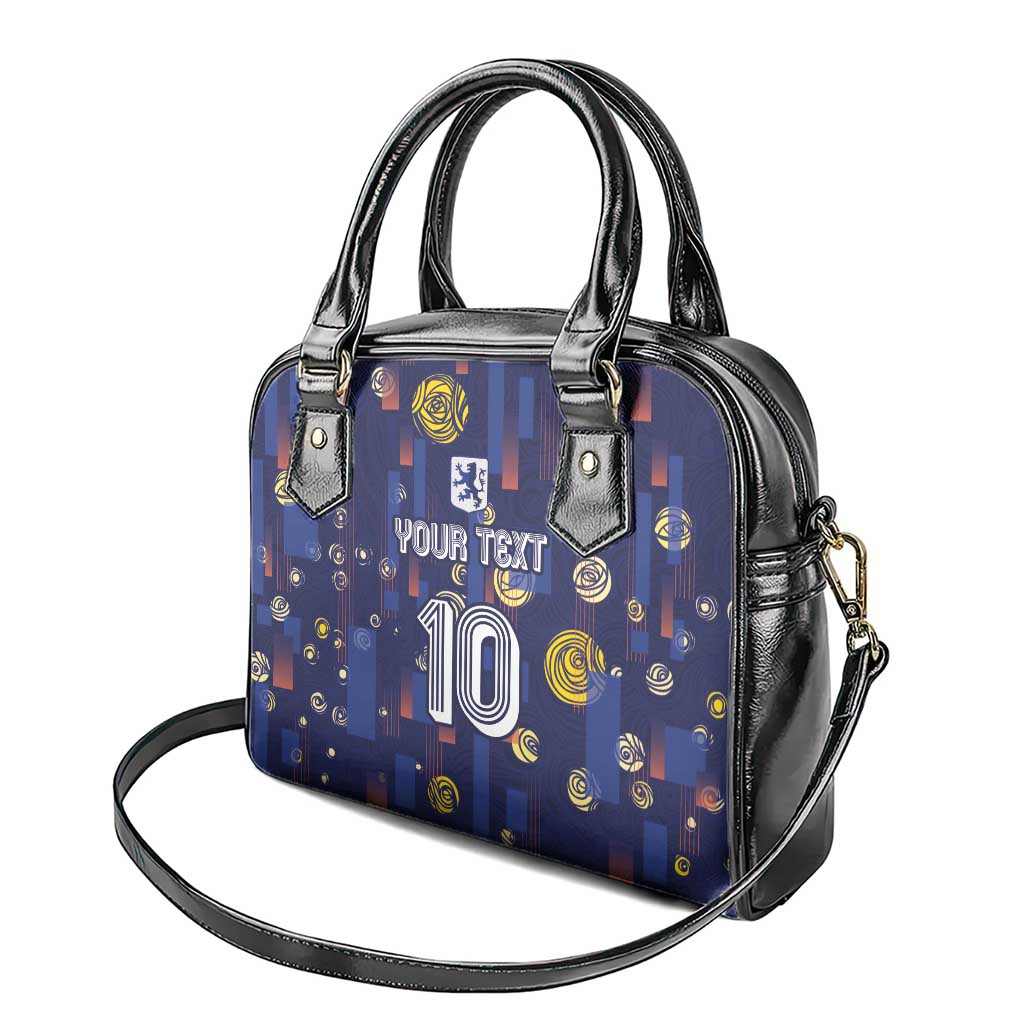 Custom Netherlands Football Shoulder Handbag Starry Night Style