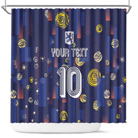 Custom Netherlands Football Shower Curtain Starry Night Style