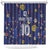 Custom Netherlands Football Shower Curtain Starry Night Style