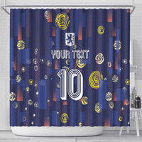 Custom Netherlands Football Shower Curtain Starry Night Style