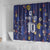 Custom Netherlands Football Shower Curtain Starry Night Style