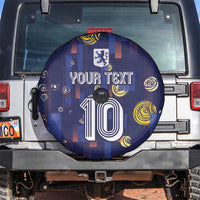 Custom Netherlands Football Spare Tire Cover Starry Night Style