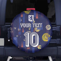 Custom Netherlands Football Spare Tire Cover Starry Night Style