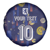 Custom Netherlands Football Spare Tire Cover Starry Night Style