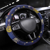 Netherlands Football Steering Wheel Cover Starry Night Style