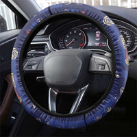 Netherlands Football Steering Wheel Cover Starry Night Style