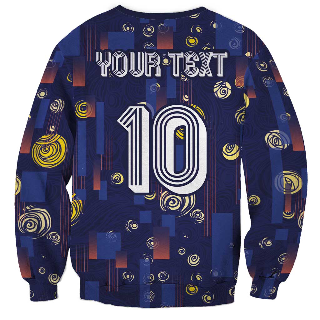 Custom Netherlands Football Sweatshirt Starry Night Style