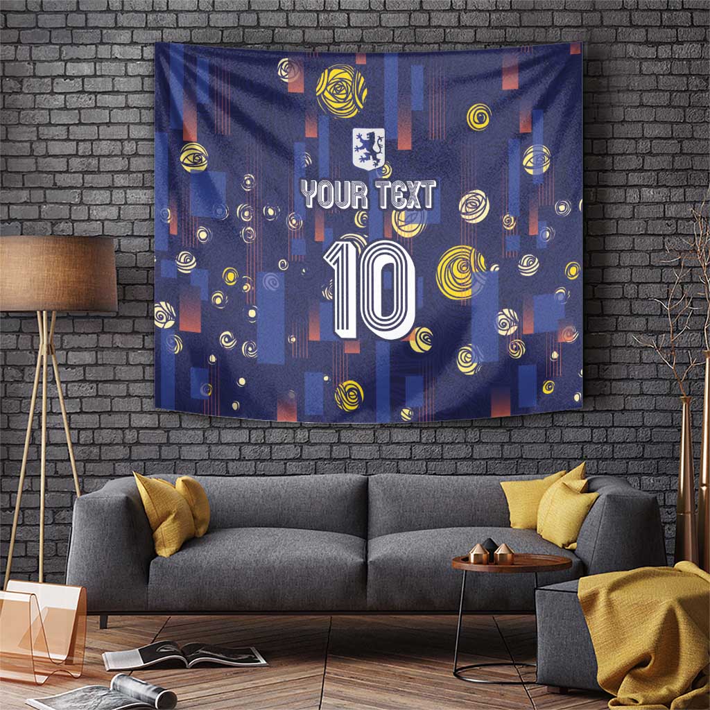 Custom Netherlands Football Tapestry Starry Night Style