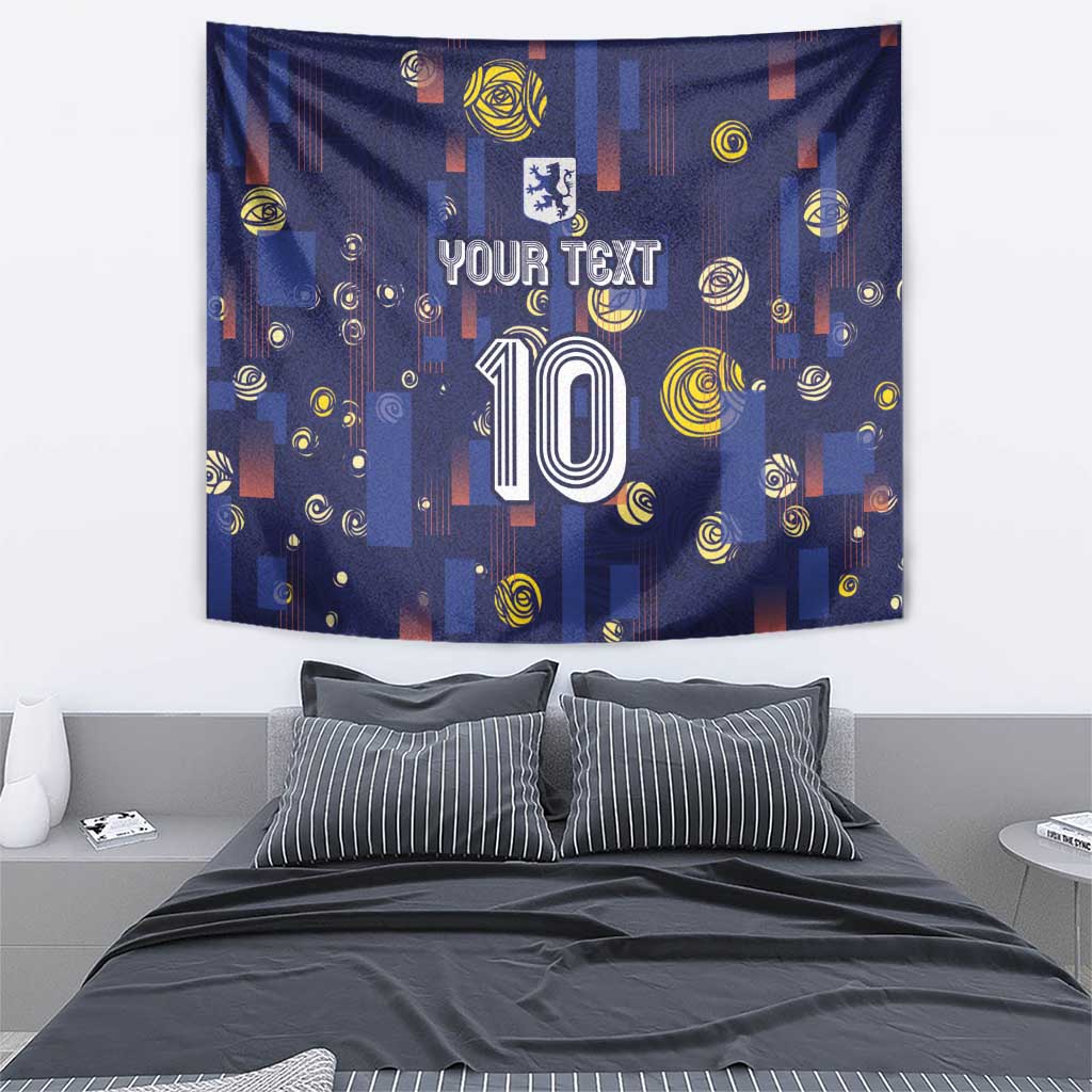 Custom Netherlands Football Tapestry Starry Night Style