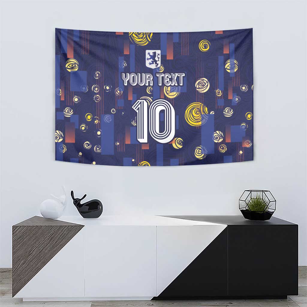 Custom Netherlands Football Tapestry Starry Night Style