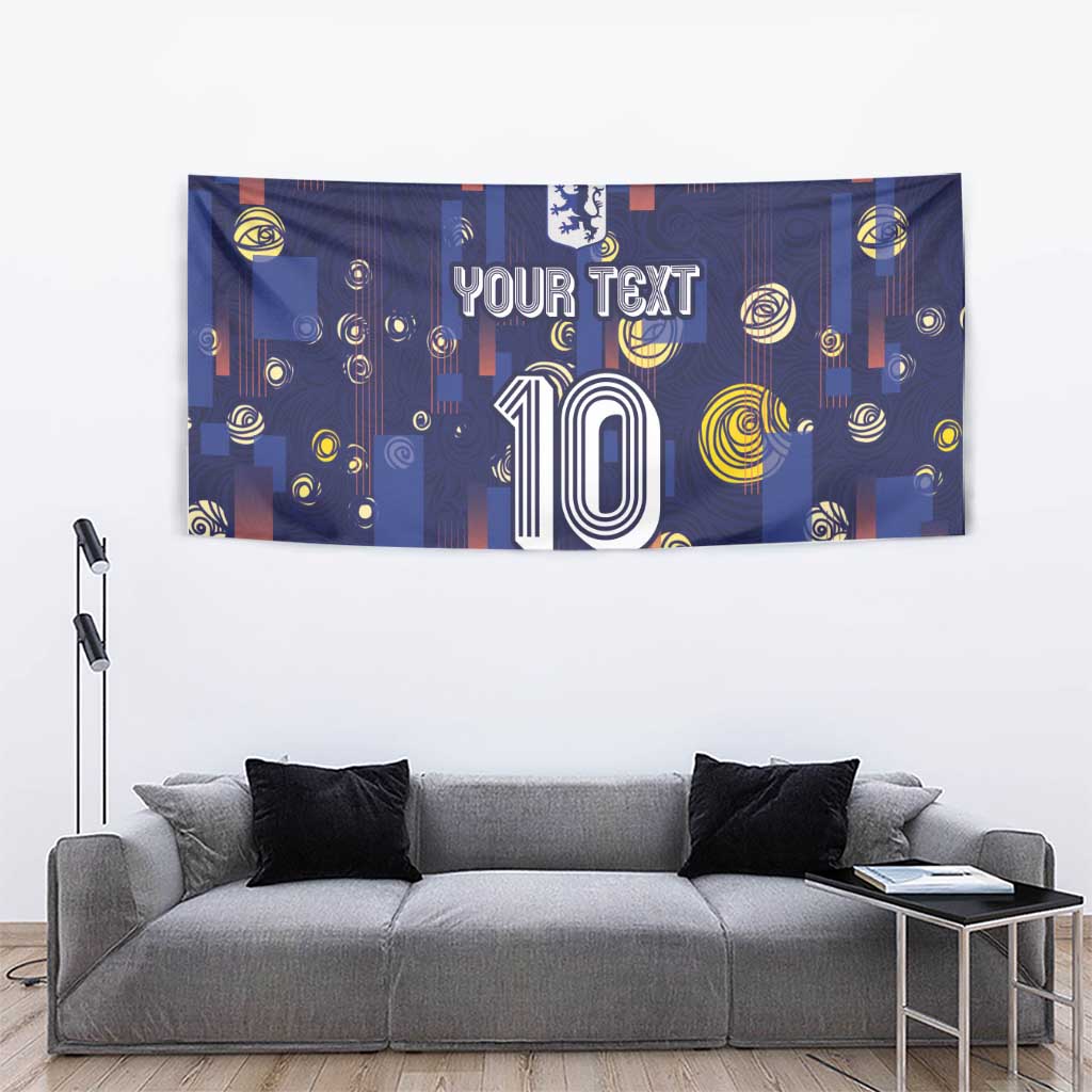 Custom Netherlands Football Tapestry Starry Night Style