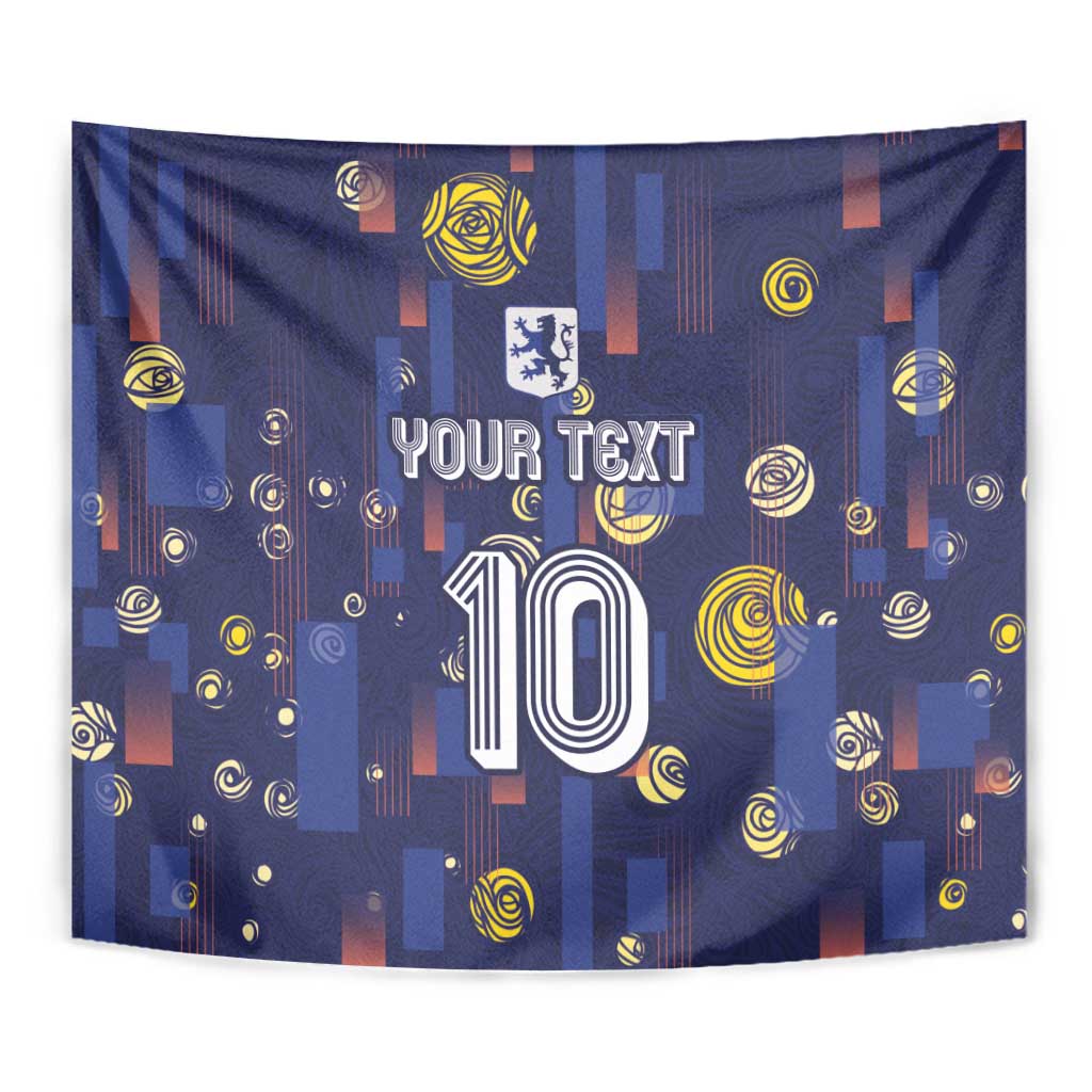 Custom Netherlands Football Tapestry Starry Night Style