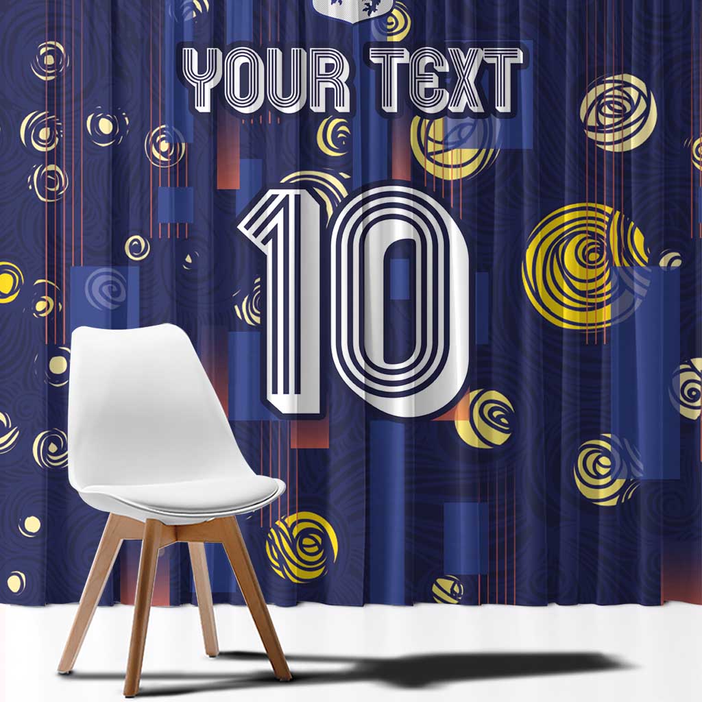 Custom Netherlands Football Window Curtain Starry Night Style