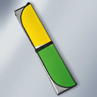Personalized Brasil Rumo ao Hexa 26 Auto Sun Shade World Trophy Gold Tropical Plants Carnival Style