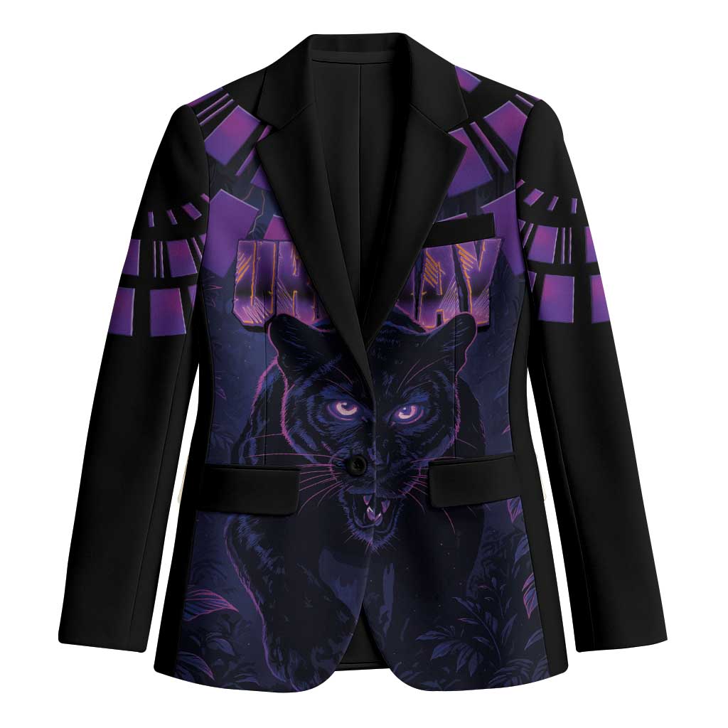 Custom Uruguay National Football Blazer La Celeste South America Wildcat Neon Graphic