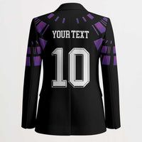 Custom Uruguay National Football Blazer La Celeste South America Wildcat Neon Graphic