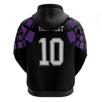 Custom Uruguay National Football Hoodie La Celeste South America Wildcat Neon Graphic