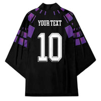 Custom Uruguay National Football Kimono La Celeste South America Wildcat Neon Graphic