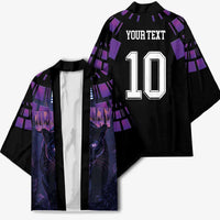 Custom Uruguay National Football Kimono La Celeste South America Wildcat Neon Graphic