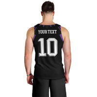 Custom Uruguay National Football Men Tank Top La Celeste South America Wildcat Neon Graphic