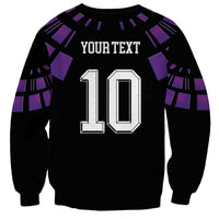 Custom Uruguay National Football Sweatshirt La Celeste South America Wildcat Neon Graphic