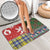 Scottish Christmas Bathroom Set Scotland Lion and Xmas Elements Patch Style - Wonder Print Shop