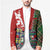 Scottish Christmas Blazer Scotland Lion and Xmas Elements Patch Style - Wonder Print Shop