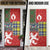 Scottish Christmas Door Cover Scotland Lion and Xmas Elements Patch Style - Wonder Print Shop