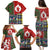 Scottish Christmas Family Matching Puletasi and Hawaiian Shirt Scotland Lion and Xmas Elements Patch Style - Wonder Print Shop