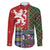 Scottish Christmas Family Matching Puletasi and Hawaiian Shirt Scotland Lion and Xmas Elements Patch Style - Wonder Print Shop