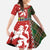 Scottish Christmas Family Matching Tank Maxi Dress and Hawaiian Shirt Scotland Lion and Xmas Elements Patch Style - Wonder Print Shop