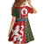 Scottish Christmas Family Matching Tank Maxi Dress and Hawaiian Shirt Scotland Lion and Xmas Elements Patch Style - Wonder Print Shop
