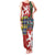 Scottish Christmas Family Matching Tank Maxi Dress and Hawaiian Shirt Scotland Lion and Xmas Elements Patch Style - Wonder Print Shop