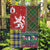 Scottish Christmas Garden Flag Scotland Lion and Xmas Elements Patch Style - Wonder Print Shop