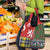 Scottish Christmas Grocery Bag Scotland Lion and Xmas Elements Patch Style - Wonder Print Shop