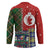 Scottish Christmas Hockey Jersey Scotland Lion and Xmas Elements Patch Style - Wonder Print Shop