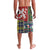 Scottish Christmas Lavalava Scotland Lion and Xmas Elements Patch Style - Wonder Print Shop