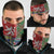 Scottish Christmas Neck Gaiter Scotland Lion and Xmas Elements Patch Style - Wonder Print Shop