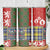 Scottish Christmas Skinny Tumbler Scotland Lion and Xmas Elements Patch Style - Wonder Print Shop