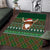 Scottish Christmas Area Rug Highland Cattle-Xmas Tartan Stripes Style Green Color - Wonder Print Shop
