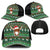 Scottish Christmas Baseball Net Cap Highland Cattle-Xmas Tartan Stripes Style Green Color - Wonder Print Shop
