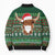 Scottish Christmas Bomber Puffer Jacket Highland Cattle-Xmas Tartan Stripes Style Green Color - Wonder Print Shop