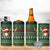 Scottish Christmas 4 in 1 Can Cooler Tumbler Highland Cattle-Xmas Tartan Stripes Style Green Color - Wonder Print Shop