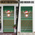 Scottish Christmas Door Cover Highland Cattle-Xmas Tartan Stripes Style Green Color - Wonder Print Shop
