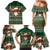 Scottish Christmas Family Matching Mermaid Dress and Hawaiian Shirt Highland Cattle-Xmas Tartan Stripes Style Green Color - Wonder Print Shop
