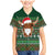 Scottish Christmas Family Matching Mermaid Dress and Hawaiian Shirt Highland Cattle-Xmas Tartan Stripes Style Green Color - Wonder Print Shop