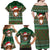 Scottish Christmas Family Matching Off Shoulder Maxi Dress and Hawaiian Shirt Highland Cattle-Xmas Tartan Stripes Style Green Color - Wonder Print Shop